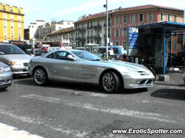 Mercedes SLR spotted in Nice, France