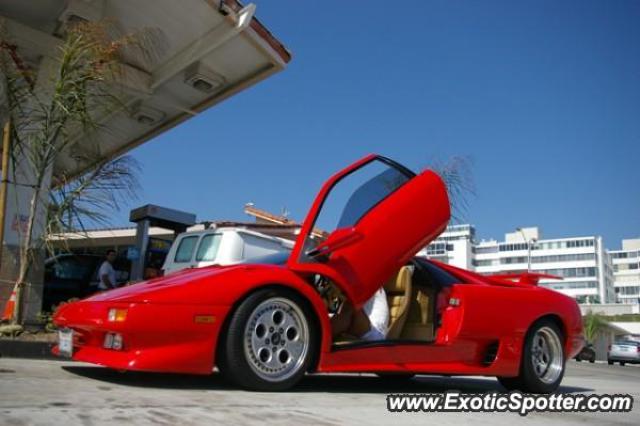 Lamborghini Diablo spotted in Malibu, California