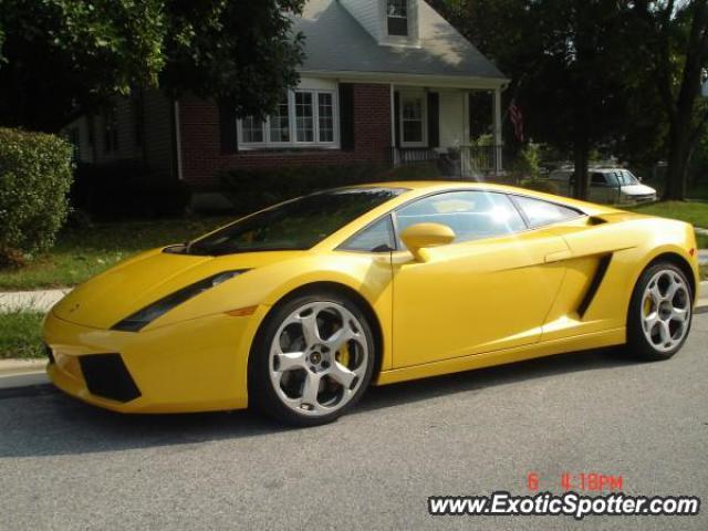 Lamborghini Gallardo spotted in Timonium, Maryland