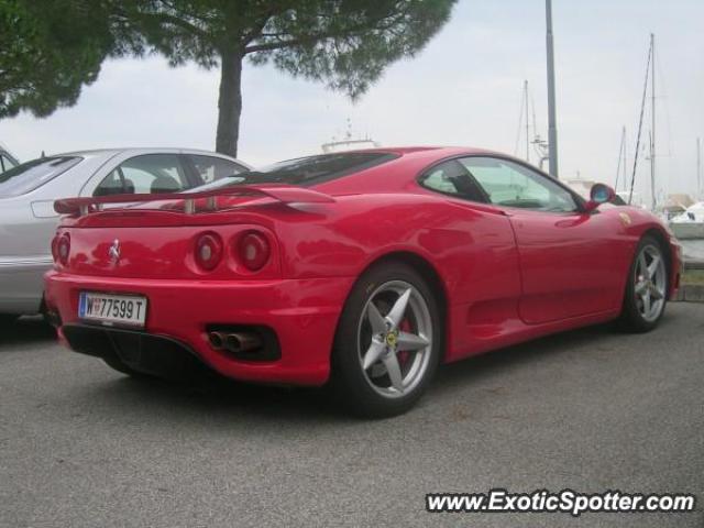 Ferrari 360 Modena spotted in Lignano, Italy