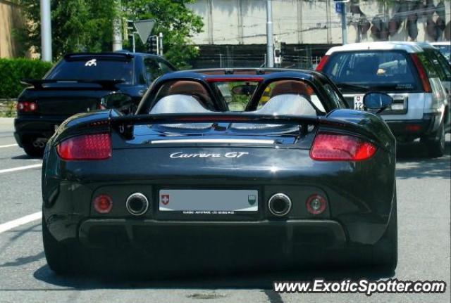 Porsche Carrera GT spotted in Lausanne, Switzerland