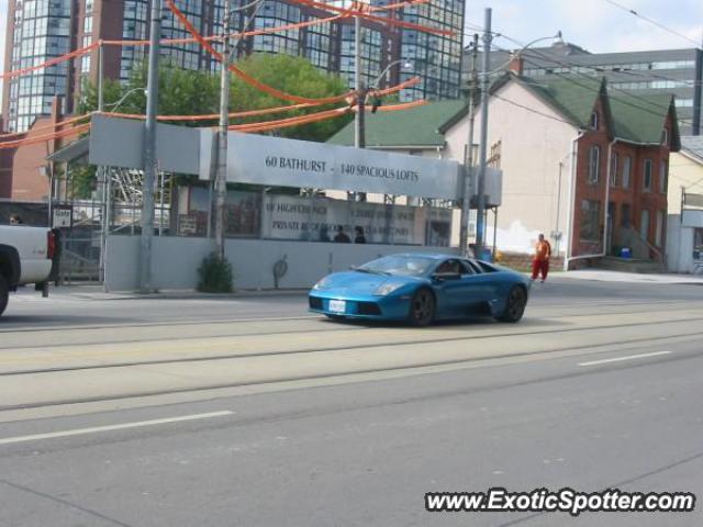 Lamborghini Murcielago spotted in Toronto, Canada