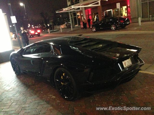 Lamborghini Aventador spotted in Tysons Corner, Virginia