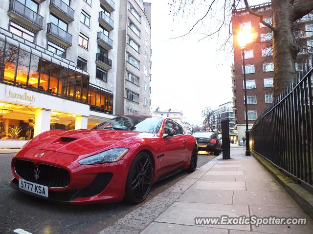 Maserati GranTurismo spotted in London, United Kingdom