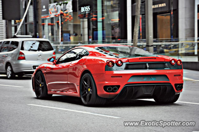 Ferrari F430 spotted in Bukit Bintang KL, Malaysia