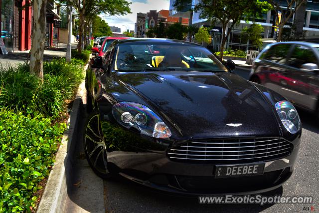 Aston Martin DB9 spotted in Brisbane, Australia