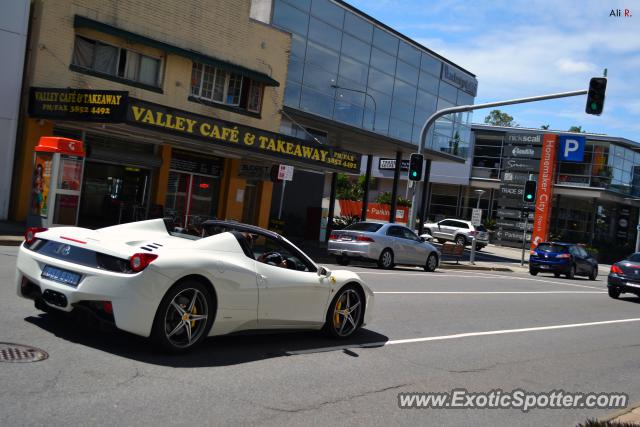 Ferrari 458 Italia spotted in Brisbane, Australia