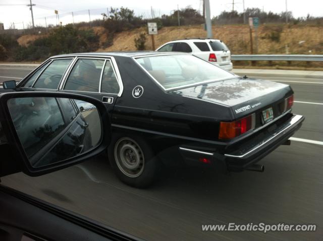 Maserati Quattroporte spotted in Mira Mesa, California