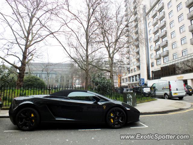 Lamborghini Gallardo spotted in London, United Kingdom