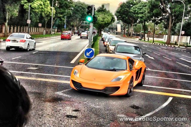 Mclaren MP4-12C spotted in Alexandra, Singapore