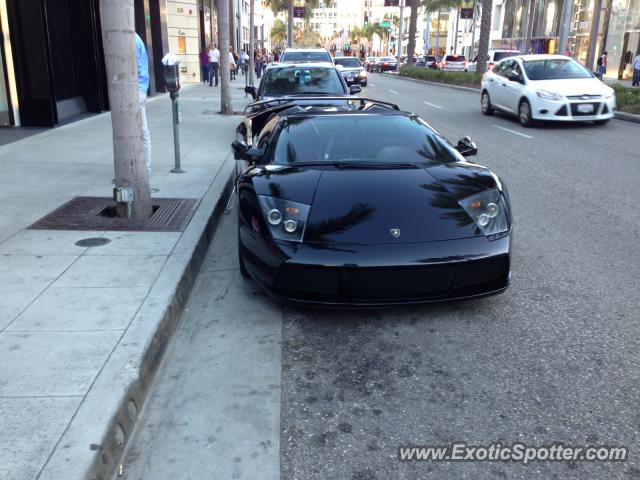 Lamborghini Murcielago spotted in Beverly Hills, California