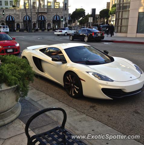 Mclaren MP4-12C spotted in Beverly Hills, California