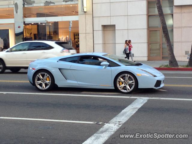 Lamborghini Gallardo spotted in Beverly Hills, California