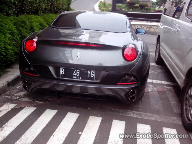 Ferrari California spotted in Jakarta, Indonesia