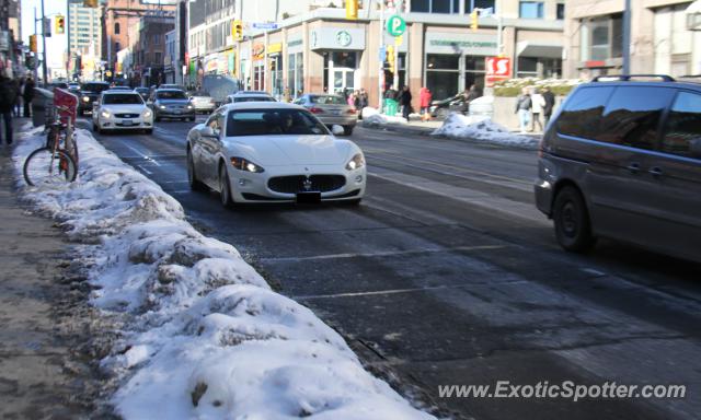 Maserati GranTurismo spotted in Toronto, Canada