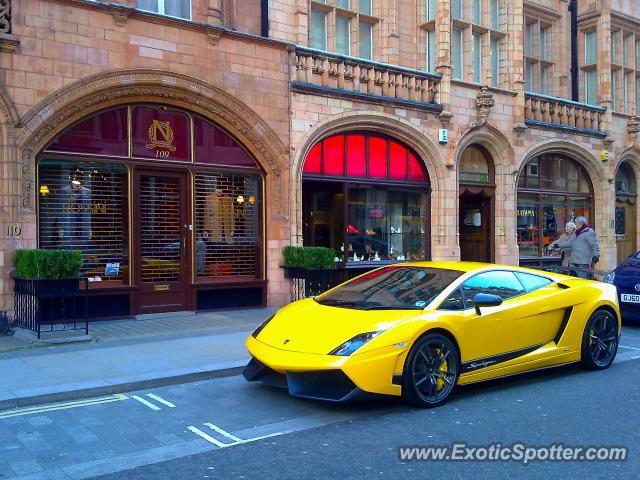 Lamborghini Gallardo spotted in London, United Kingdom