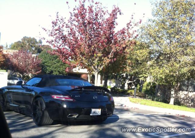 Mercedes SLS AMG spotted in Newport Beach, California