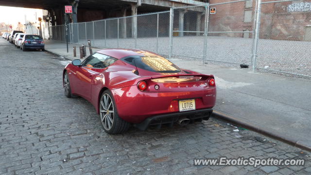 Lotus Evora spotted in NYC, New York