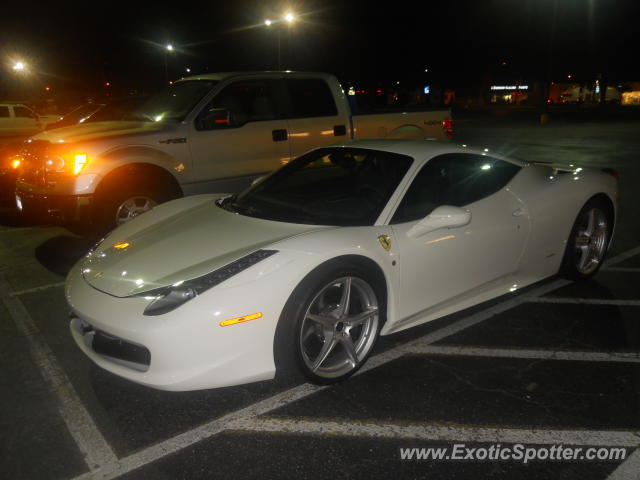 Ferrari 458 Italia spotted in Salisbury, Maryland