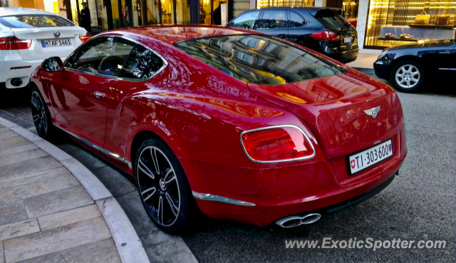 Bentley Continental spotted in Monaco, Monaco