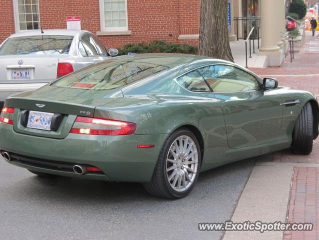 Aston Martin DB9 spotted in DC, Maryland