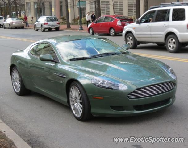 Aston Martin DB9 spotted in DC, Maryland