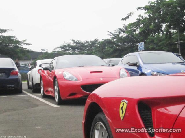 Ferrari California spotted in Tangerang, Indonesia