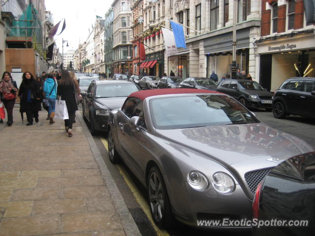 Bentley Continental spotted in London, United Kingdom