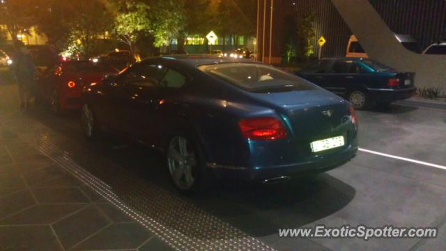 Bentley Continental spotted in Melbourne, Australia