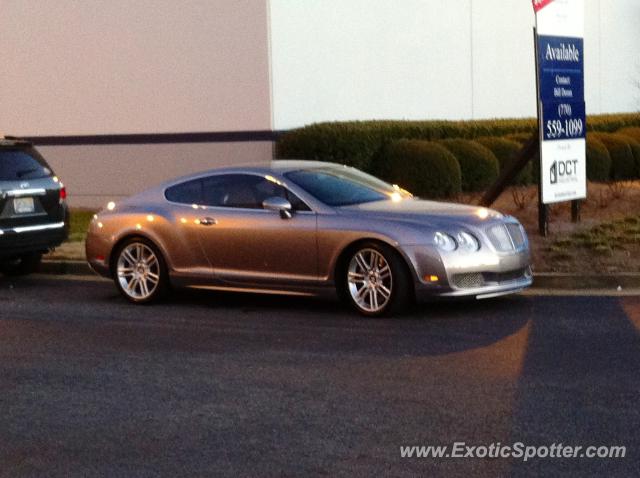 Bentley Continental spotted in Kennesaw, Georgia