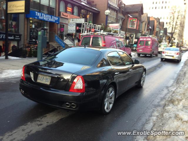 Maserati Quattroporte spotted in Toronto, Canada