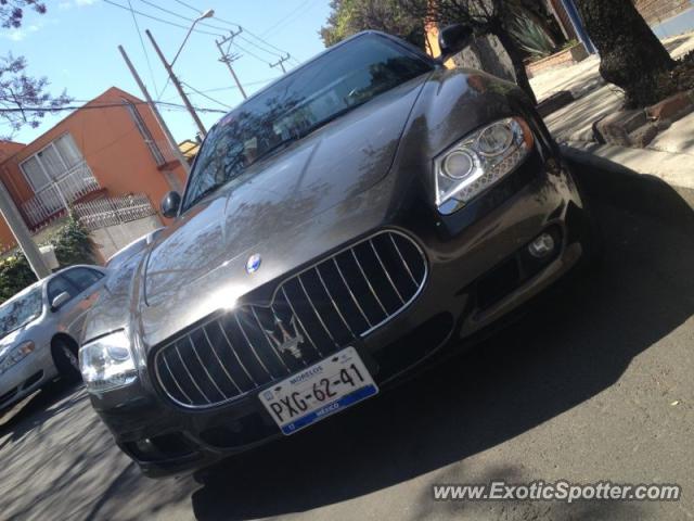 Maserati Quattroporte spotted in Mexico City, Mexico