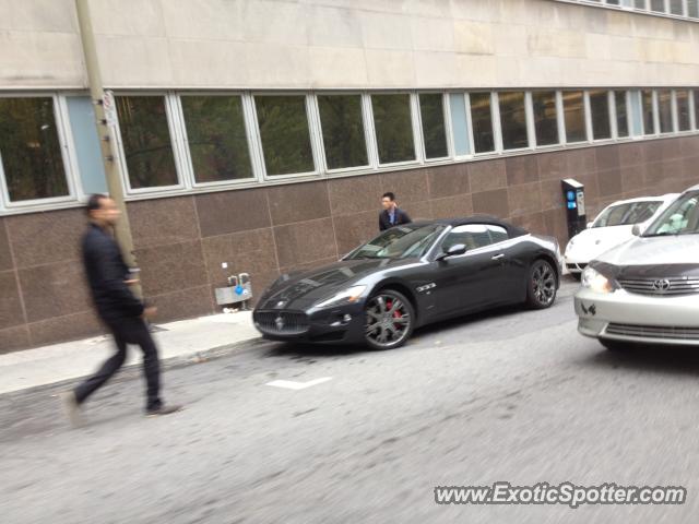 Maserati GranCabrio spotted in Montreal, Canada