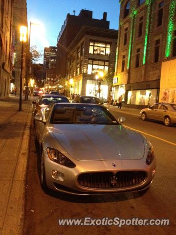 Maserati GranCabrio spotted in Montreal, Canada