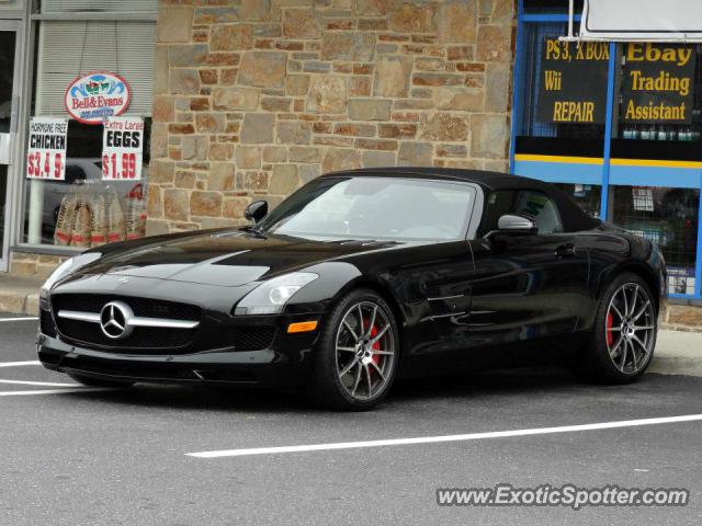 Mercedes SLS AMG spotted in Wilmington, Delaware