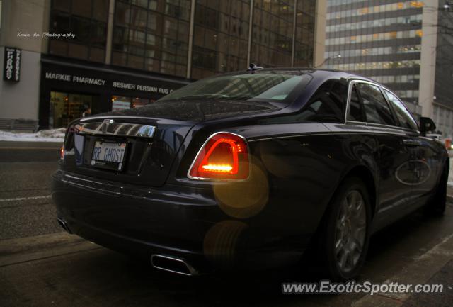 Rolls Royce Ghost spotted in Toronto, Canada