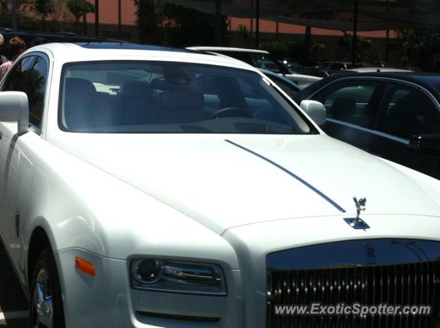 Rolls Royce Ghost spotted in Del Mar, California