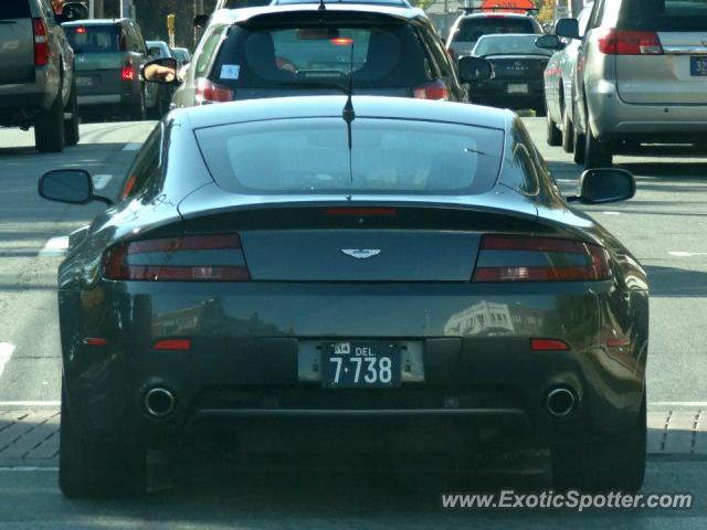 Aston Martin Vantage spotted in Newark, Delaware