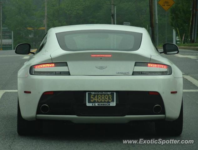 Aston Martin Vantage spotted in Newark, Delaware