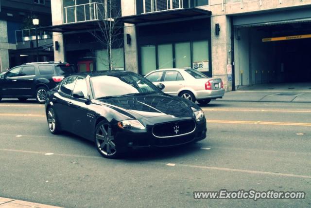 Maserati Quattroporte spotted in Seattle, Washington