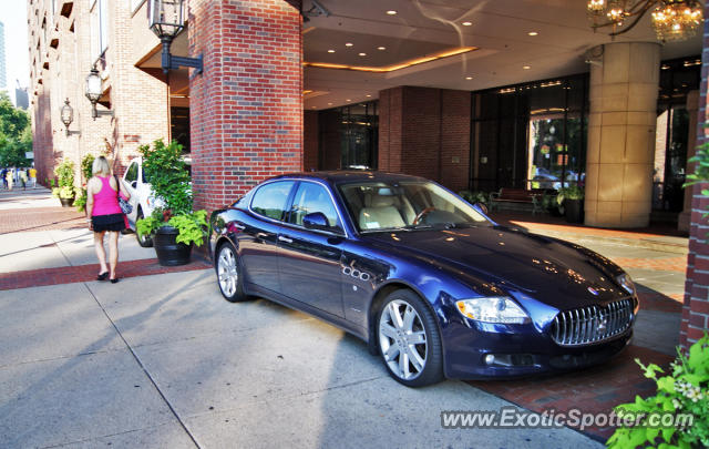 Maserati Quattroporte spotted in Boston, Massachusetts