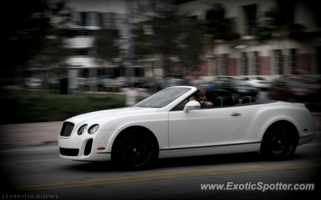 Bentley Continental spotted in Miami, Florida