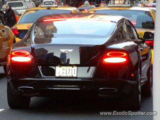 Bentley Continental spotted in New York City, New York