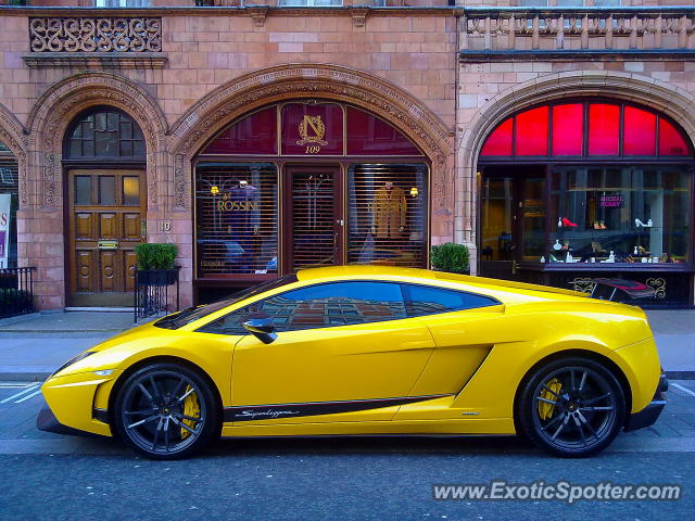 Lamborghini Gallardo spotted in London, United Kingdom