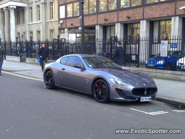 Maserati GranTurismo spotted in London, United Kingdom