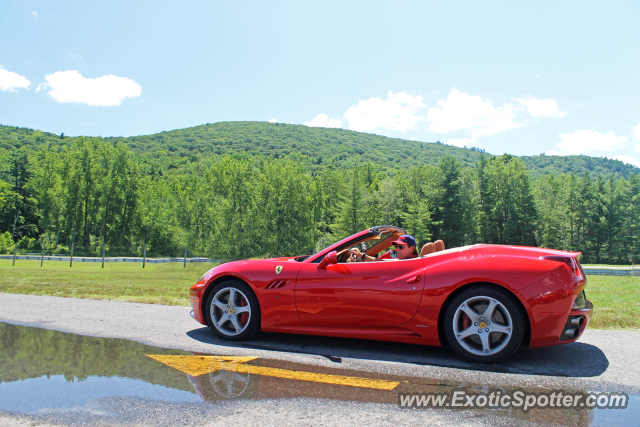 Ferrari California spotted in Lakeville, Connecticut