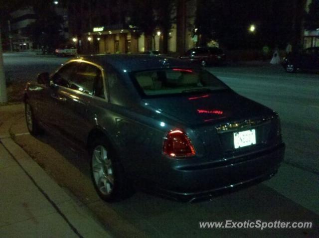 Rolls Royce Ghost spotted in Lincoln, Nebraska