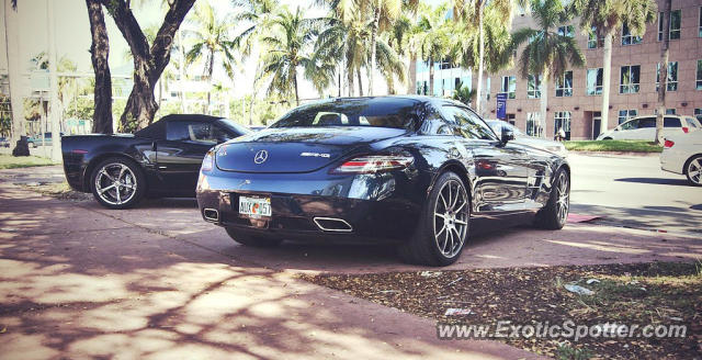 Mercedes SLS AMG spotted in Miami, Florida