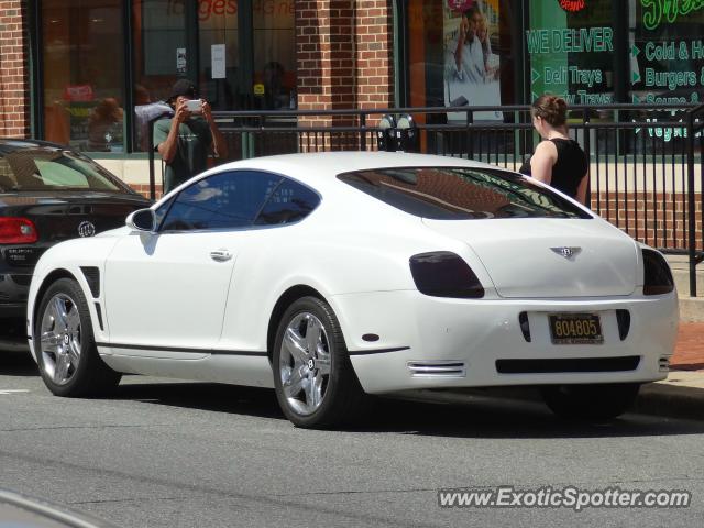 Bentley Continental spotted in Newark, Delaware