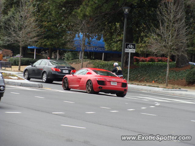 Audi R8 spotted in Buckhead, Georgia